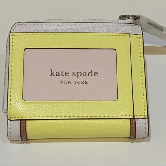 Kate Spade Patterson Drive Colorblock Small L-Zip Bifold Wallet, - Picture 2 of 5